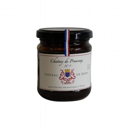 CHUTNEY DE PRUNEAUX D'AGEN POIVRE ET EPICES, 220GR