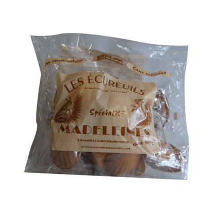 MADELEINES AUX OEUFS, SACHET 380GR