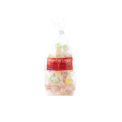 CUBES NOUGAT DE LIMOUX COULEURS, 125GR