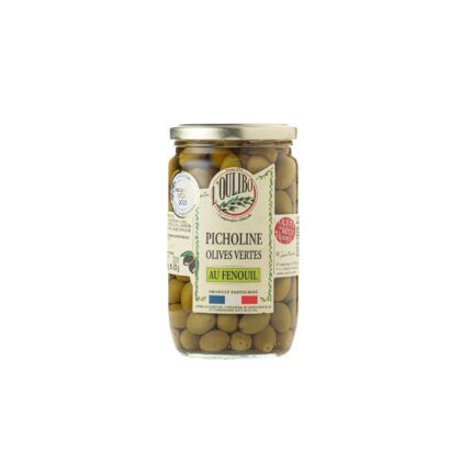 OLIVES PICHOLINE AU FENOUIL, 420GR