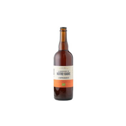 BIERE AMBREE L'IMPROBABLE, 75CL