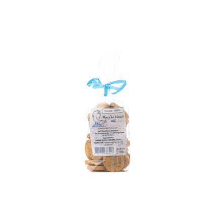 BISCUIT SALE Tomate Basilic 150grs Boysede