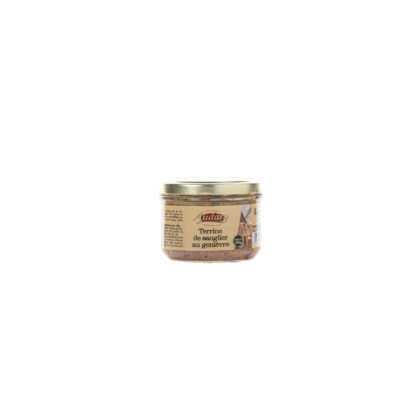 TERRINE DE SANGLIER AUX BAIES DE GENIEVRE, 180GR