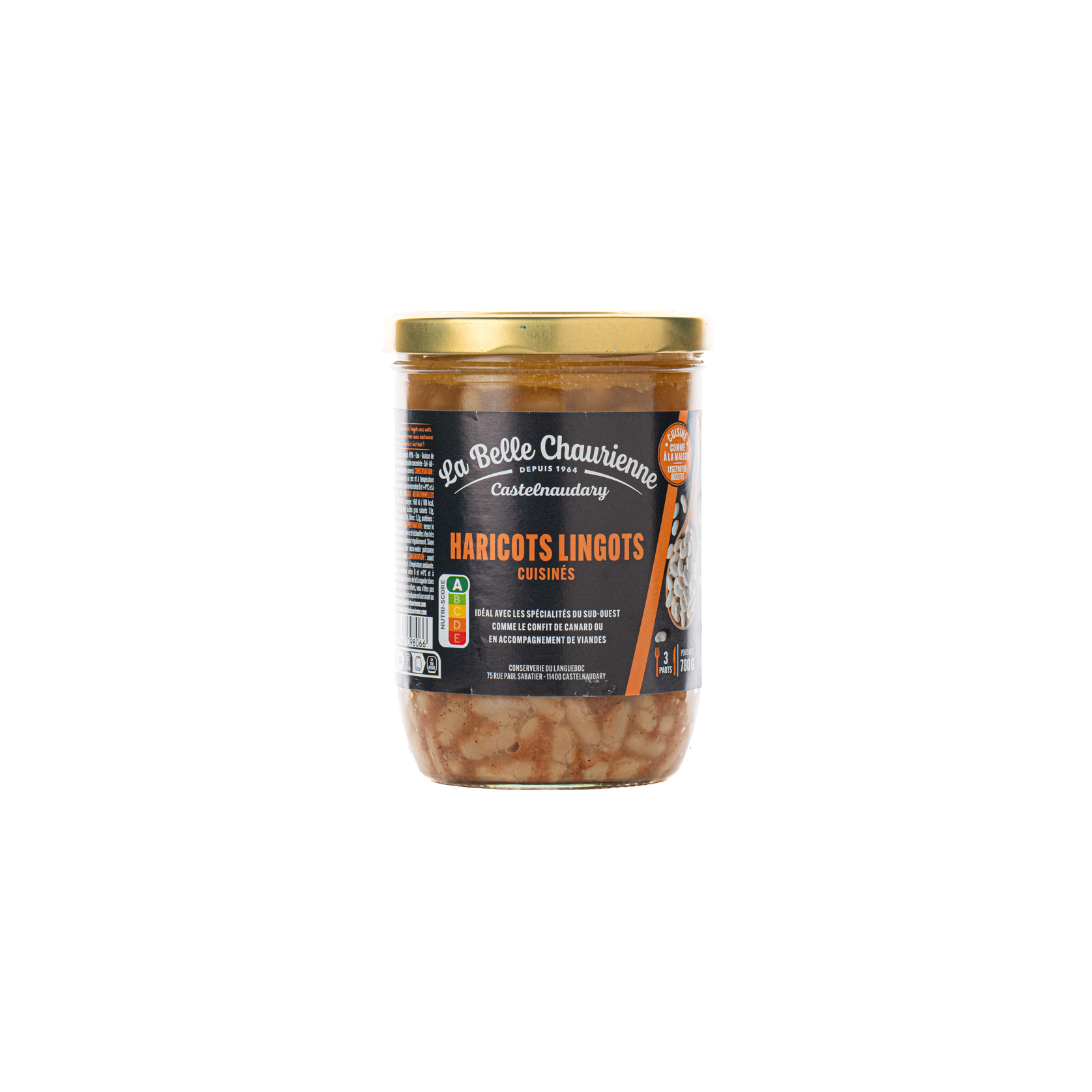 BOCAL HARICOTS LINGOTS, 780GR