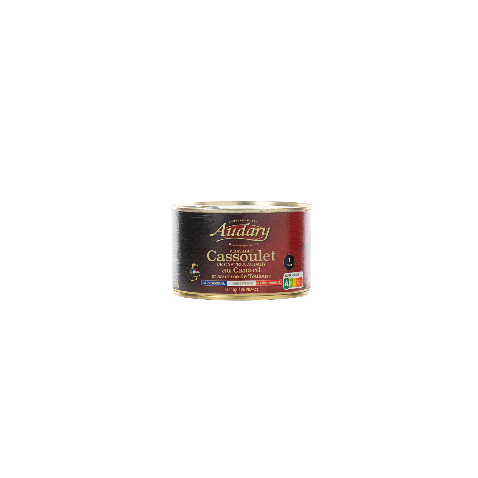 CASSOULET AU CONFIT DE CANARD ET SAUCISSES DE TOULOUSE, 420GR