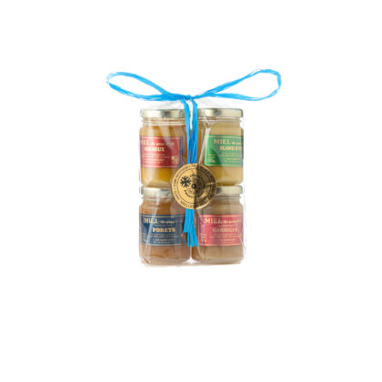 LOT DE 4 X 125 grs MIELS assortis MS