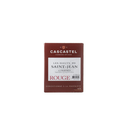 BIB ROUGE HAUTS DE SAINT JEAN, 3L