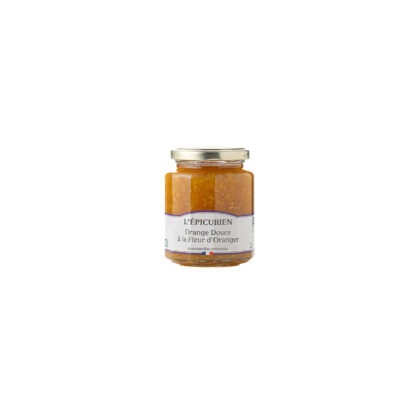 CONFITURE ORANGE DOUCE/FLEUR D'ORANGER, 320GR