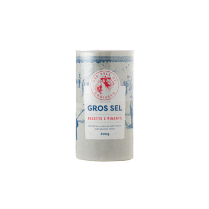 GROS SEL DE GRUISSAN AUX DEUX PIMENTS, 500GR