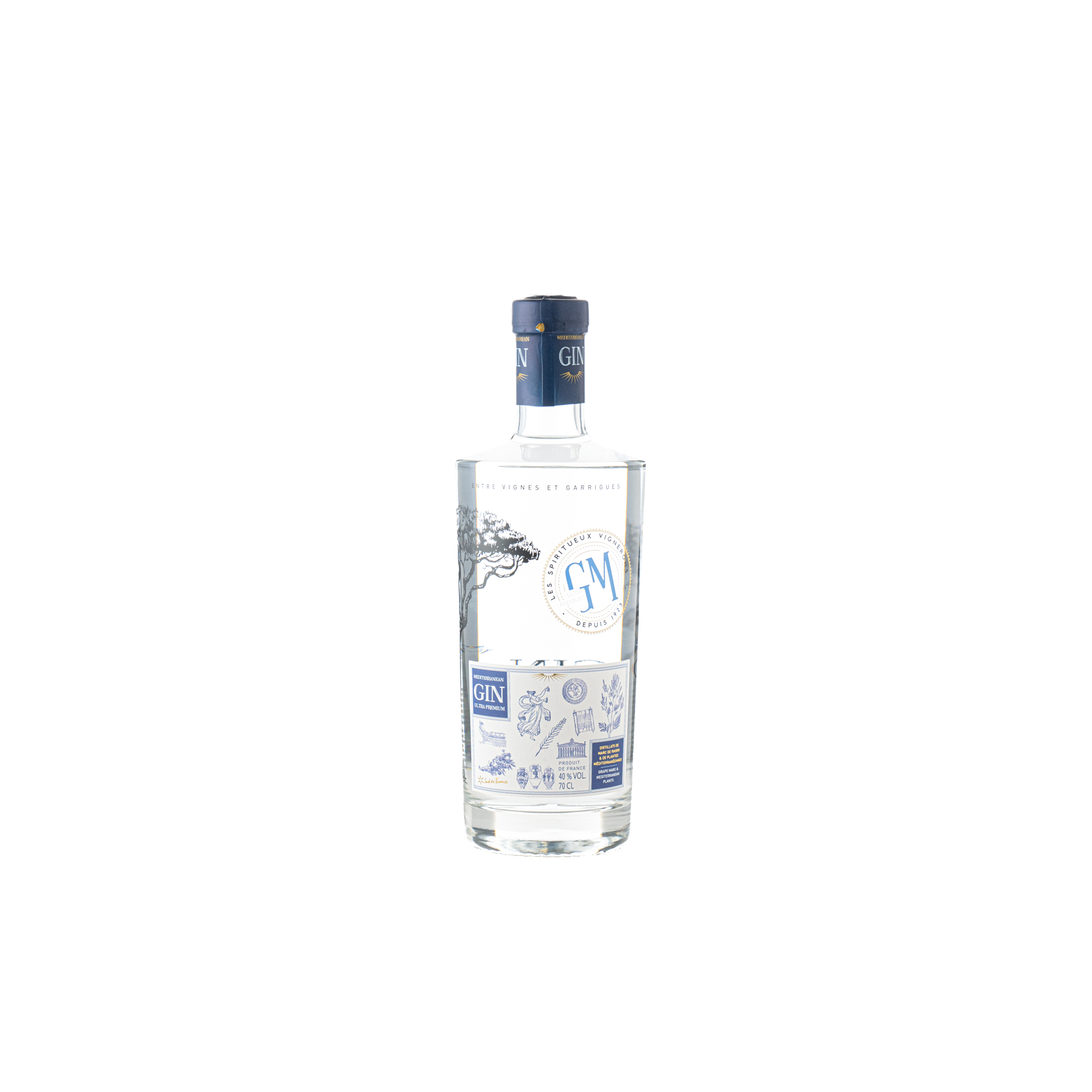 GIN MEDITERRANEEN GM LA GRAPPE 70CL