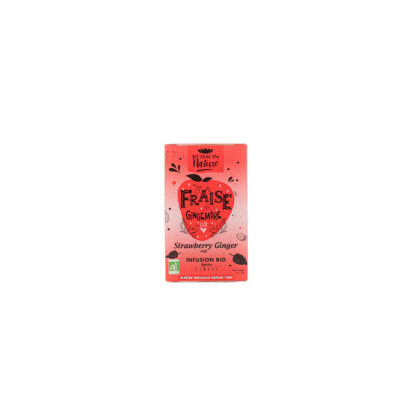 INFUSION FRAISE/GINGEMBRE, 16 SACHETS
