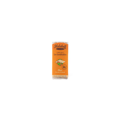 21 CARRES DELICES CHOCOLAT MALAKOFF BLANC, 105GR