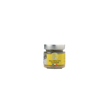 DELICE D'OLIVES VERTES A LA MOUTARDE 90grs l'Oulibo