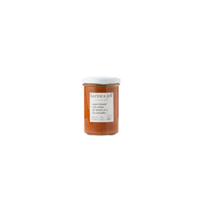 SAUCE TOMATE Creme de brebis et coriandre 200grs Karine&Jeff