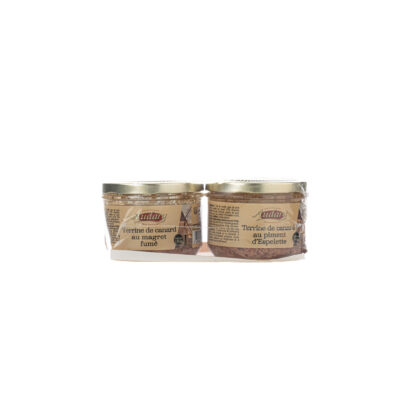 LOT 2 TERRINES "CANARD" 23cL Magret+Piment d'Espelette